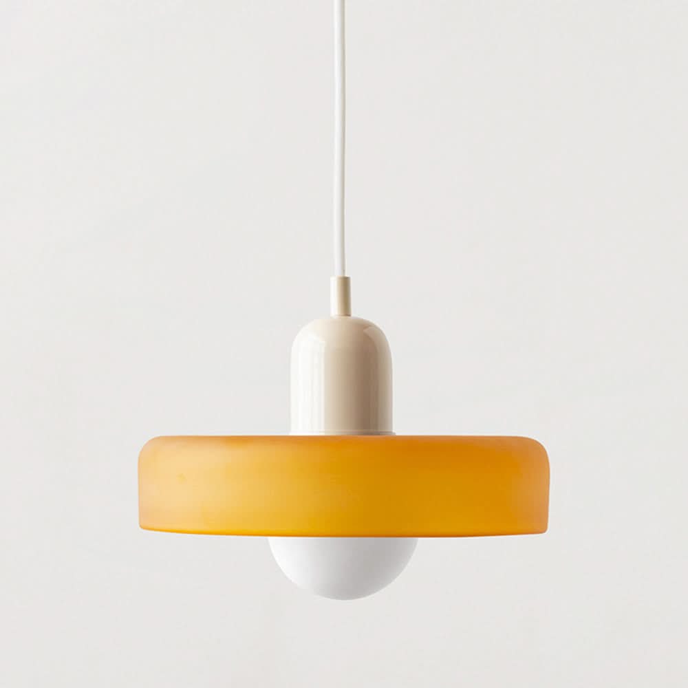 BowLift | Bauhaus Colored Glass Pendant Light