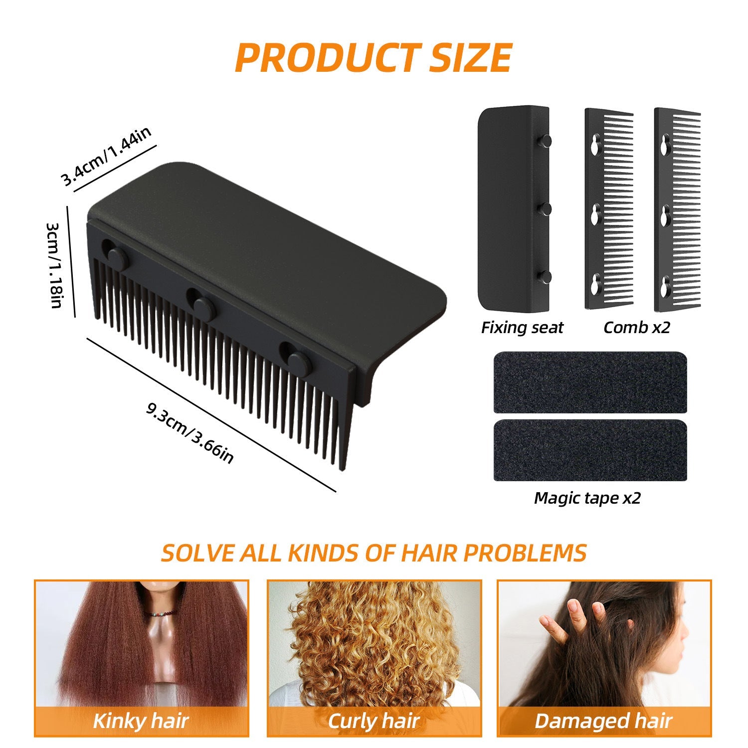 BowLift | Hair Straightener Brush Attachment Comb