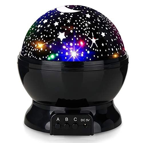 BowLift | Soothing Night Light Ball with Star Projection