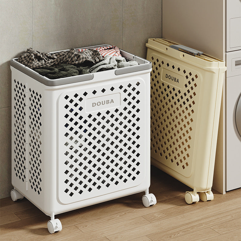BowLift | Collapsible laundry basket with wheels