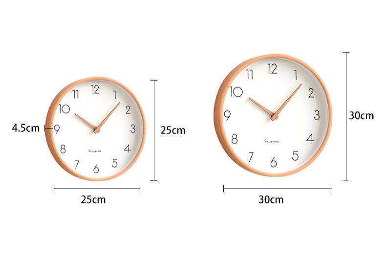 BowLift | Nordic Minimalist Wood Silent Wall Clock