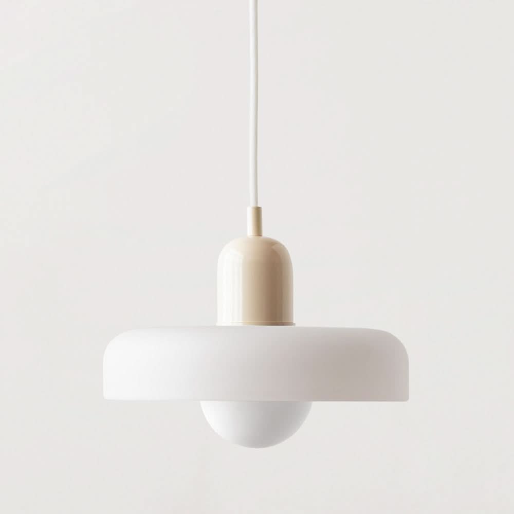 BowLift | Bauhaus Colored Glass Pendant Light