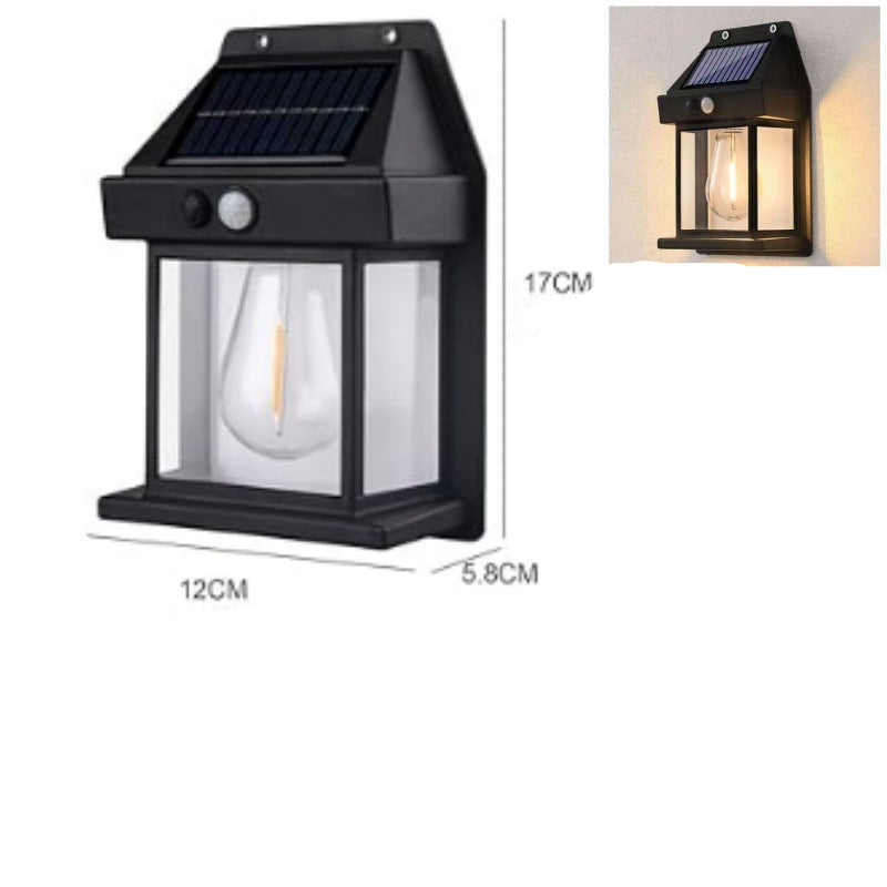 BowLift | Elegant Outdoor Solar Wall Light with Motion Sensor