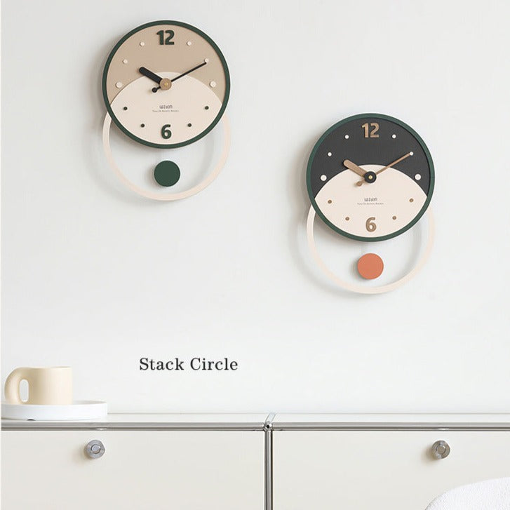 BowLift | Nordic Minimalist Wall Decoration Clock for the Living Room