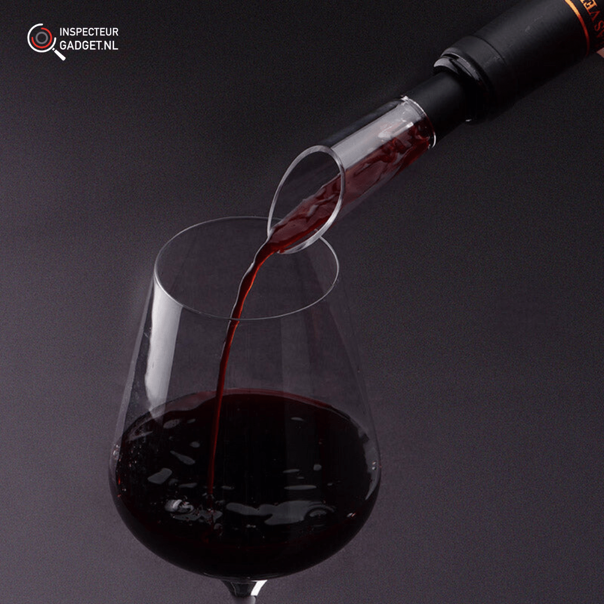 BowLift | 4-in-1 electric wine opener - corkscrew with pourer, foil cutter & vacuum stopper for effortless wine enjoyment