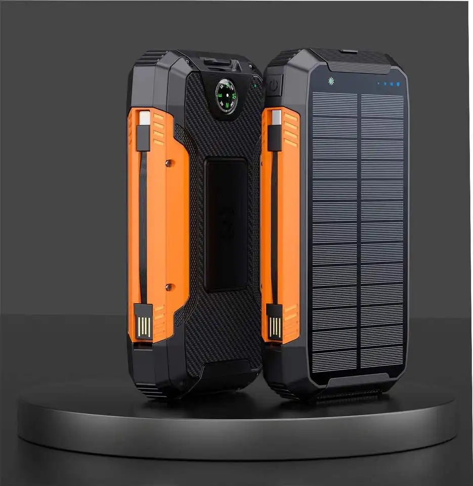 BowLift | 30000mAh Solar Charger Wireless Waterproof Power Bank External