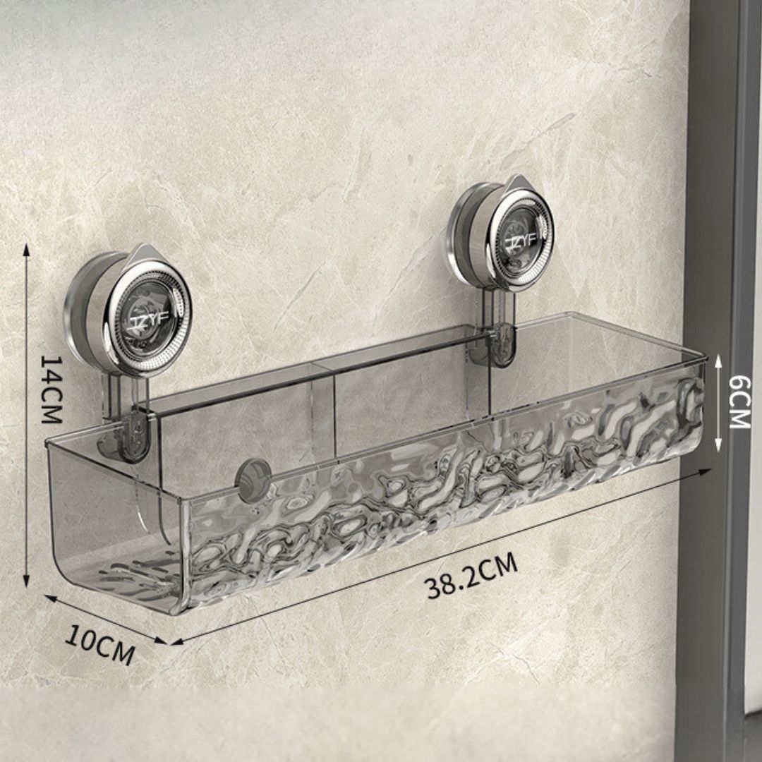 BowLift | Bathroom Suction Cup Corner Shelf