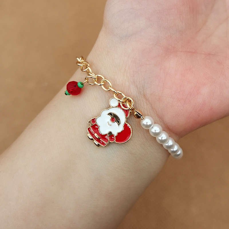 BowLift | Festive charm bracelet with shimmering beads for Christmas