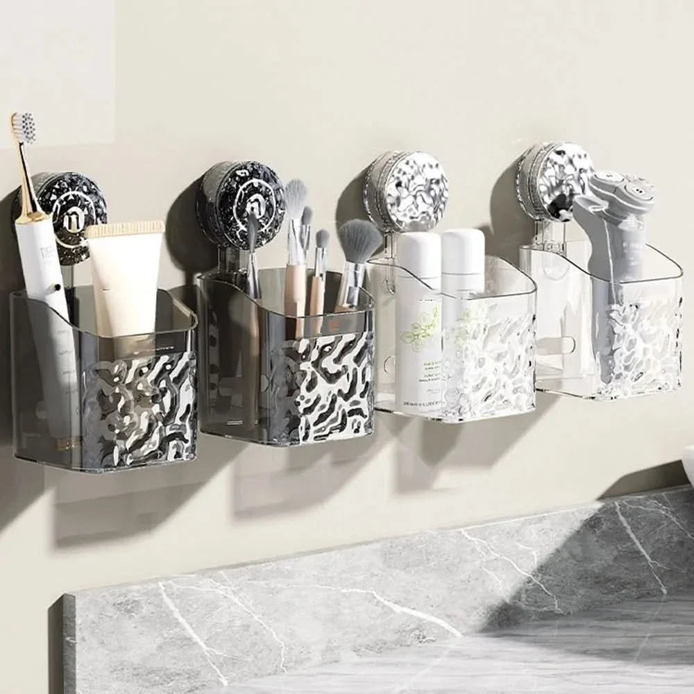 BowLift | Bathroom Suction Cup Shelf – Easy Storage Solution