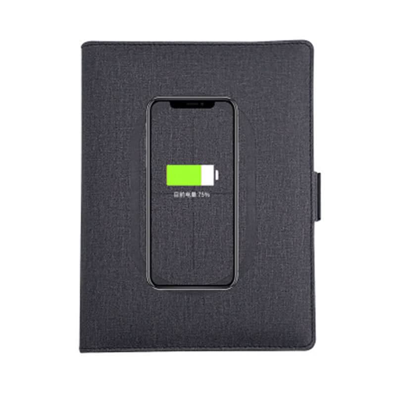 BowLift | A5 Leather Notebook with Wireless Charging Function