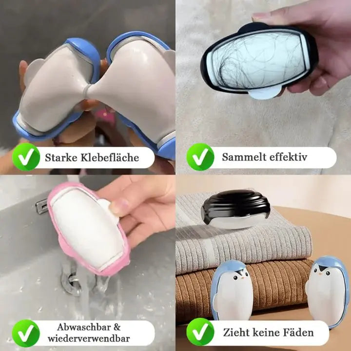 BowLift | Penguin Washable Lint Roller