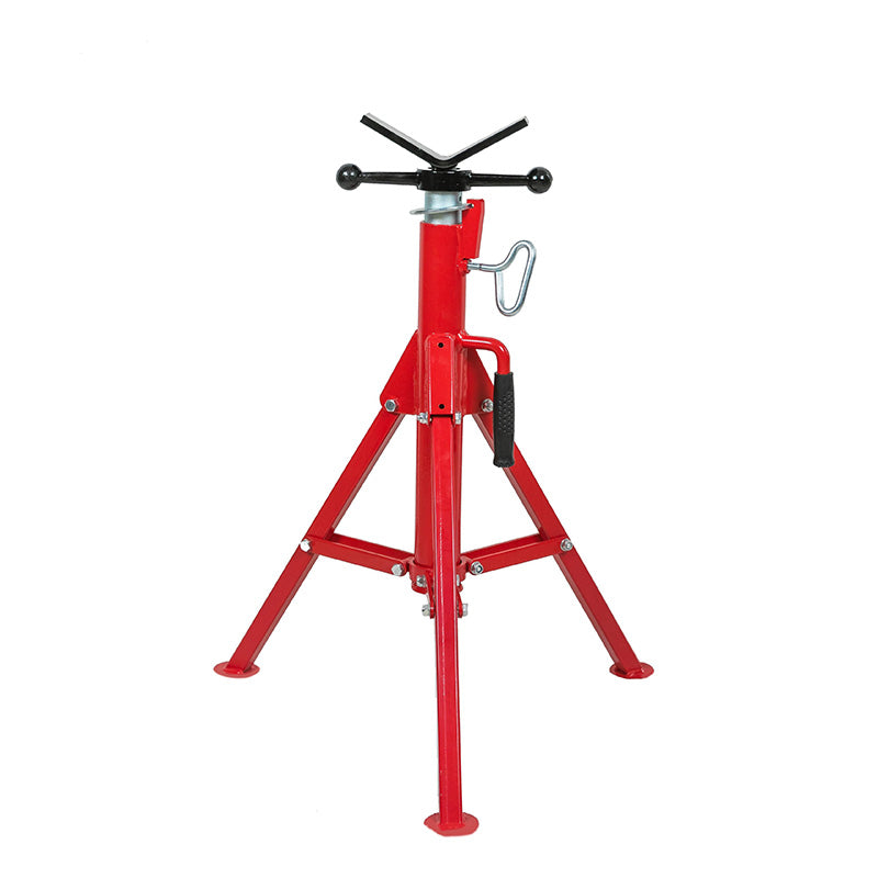 BowLift | V-Head Steel Pipe Stands 12 Inch Adjustable Height 28"-52" Durable Pipe Jack Stand For Sale