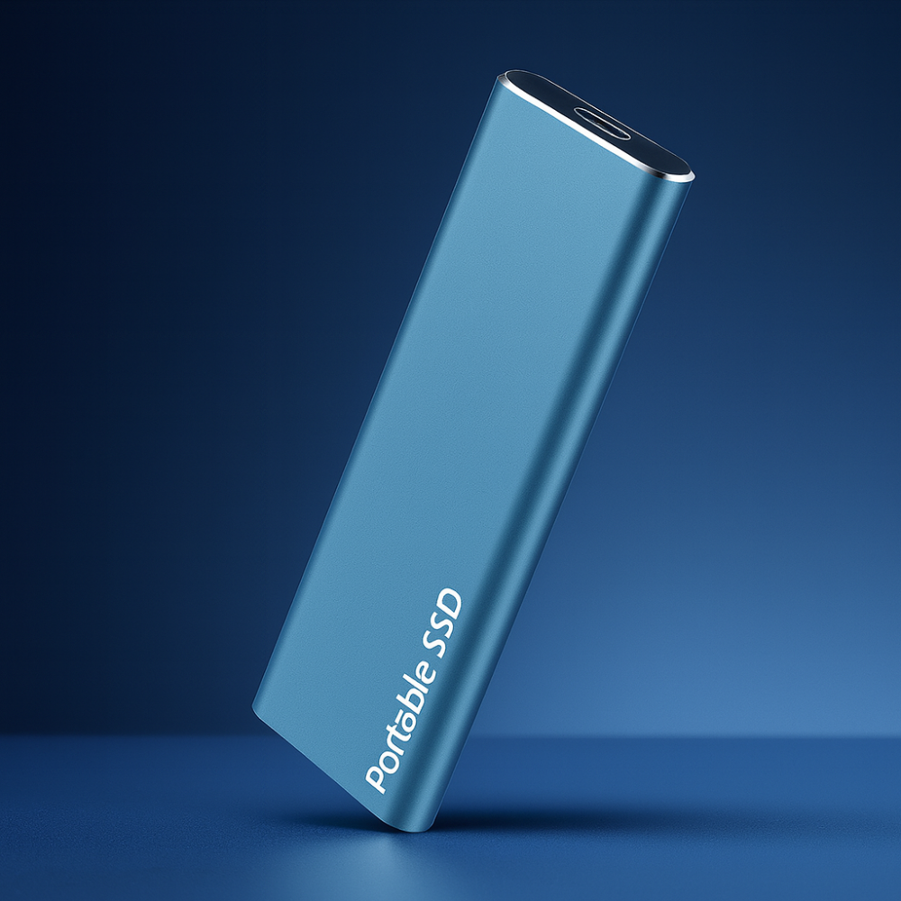 BowLift | Portable External SSD 1TB with Aluminum – Fast Transfers, Lightweight Design, USB-C