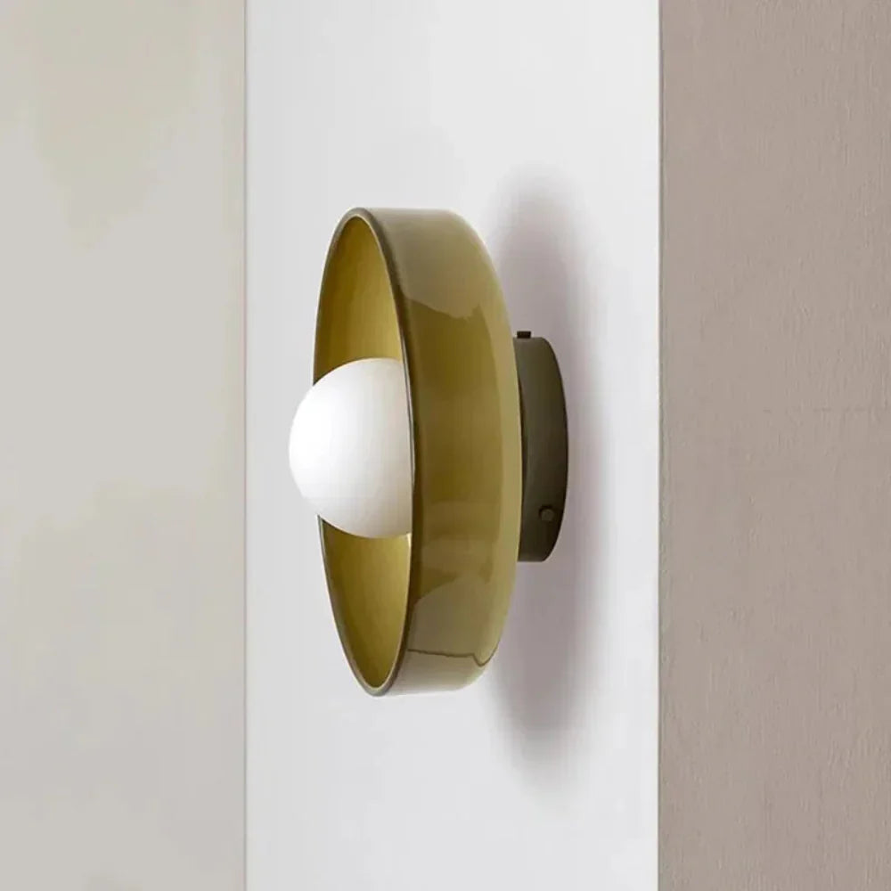 BowLift | PureGlow Minimalist Glass Ceiling Light – Scandinavian Flush Mount Fixture
