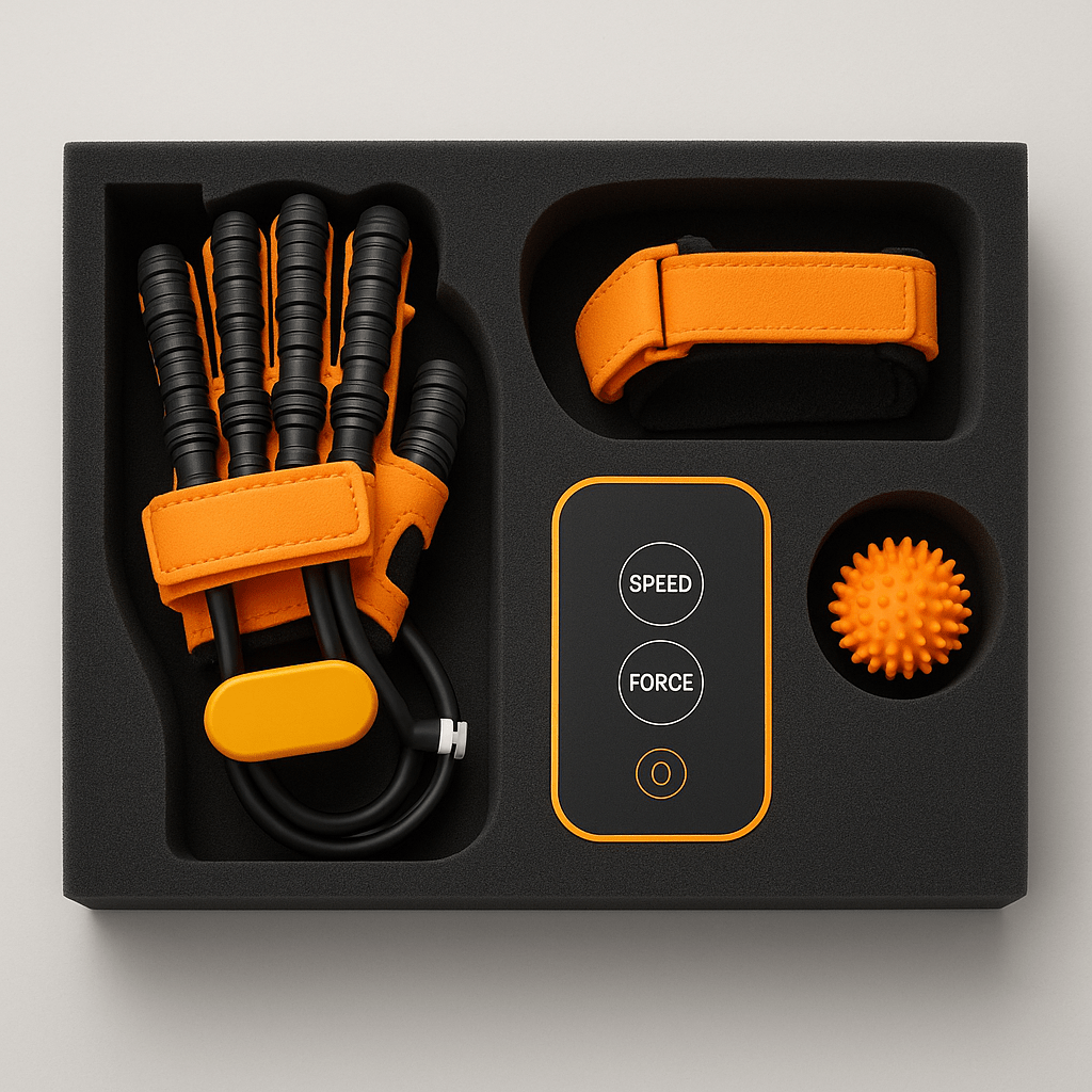 BowLift | Automatic Hand Trainer Glove for Home Rehabilitation & Strength Building