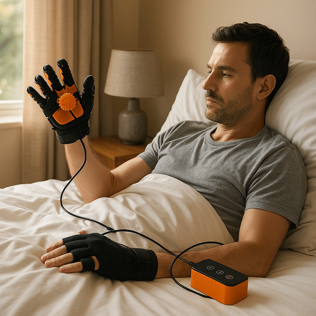 BowLift | Automatic Hand Trainer Glove for Home Rehabilitation & Strength Building