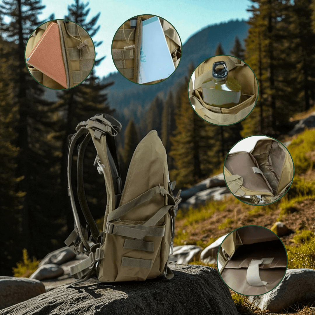 BowLift | 40L outdoor rucksack with waterproof military quality