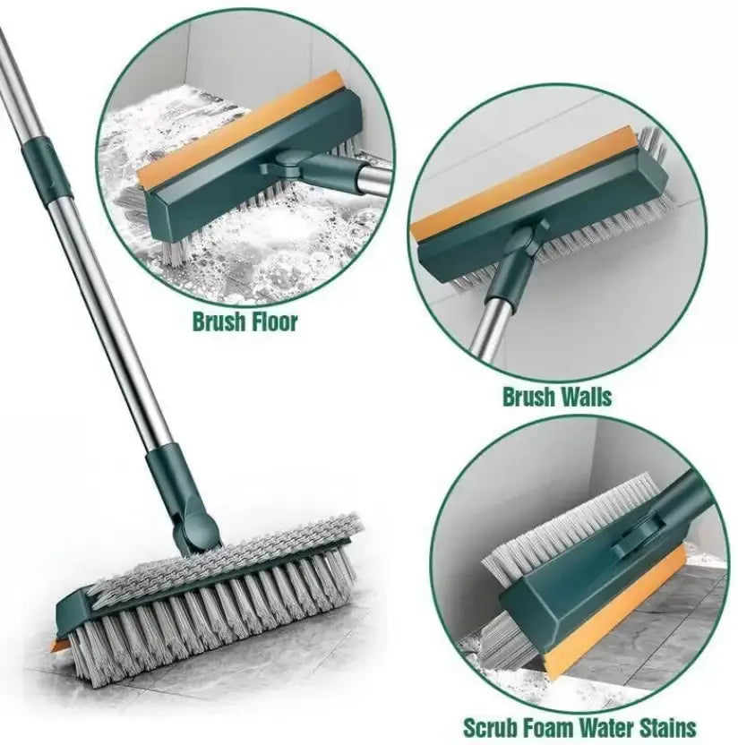 BowLift | Robust Floor Cleaning Brush with Long Handle – Effortlessly Deep Clean