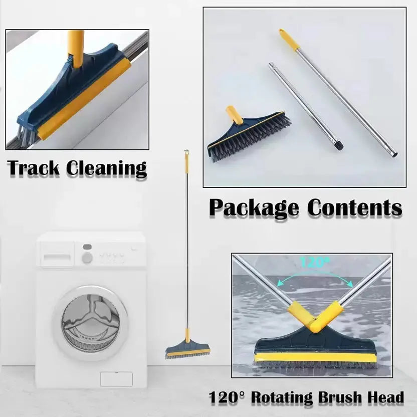 BowLift | Robust Floor Cleaning Brush with Long Handle – Effortlessly Deep Clean