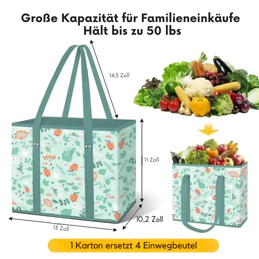 BowLift | Robust & foldable shopping bag with XL volume (3 pieces)