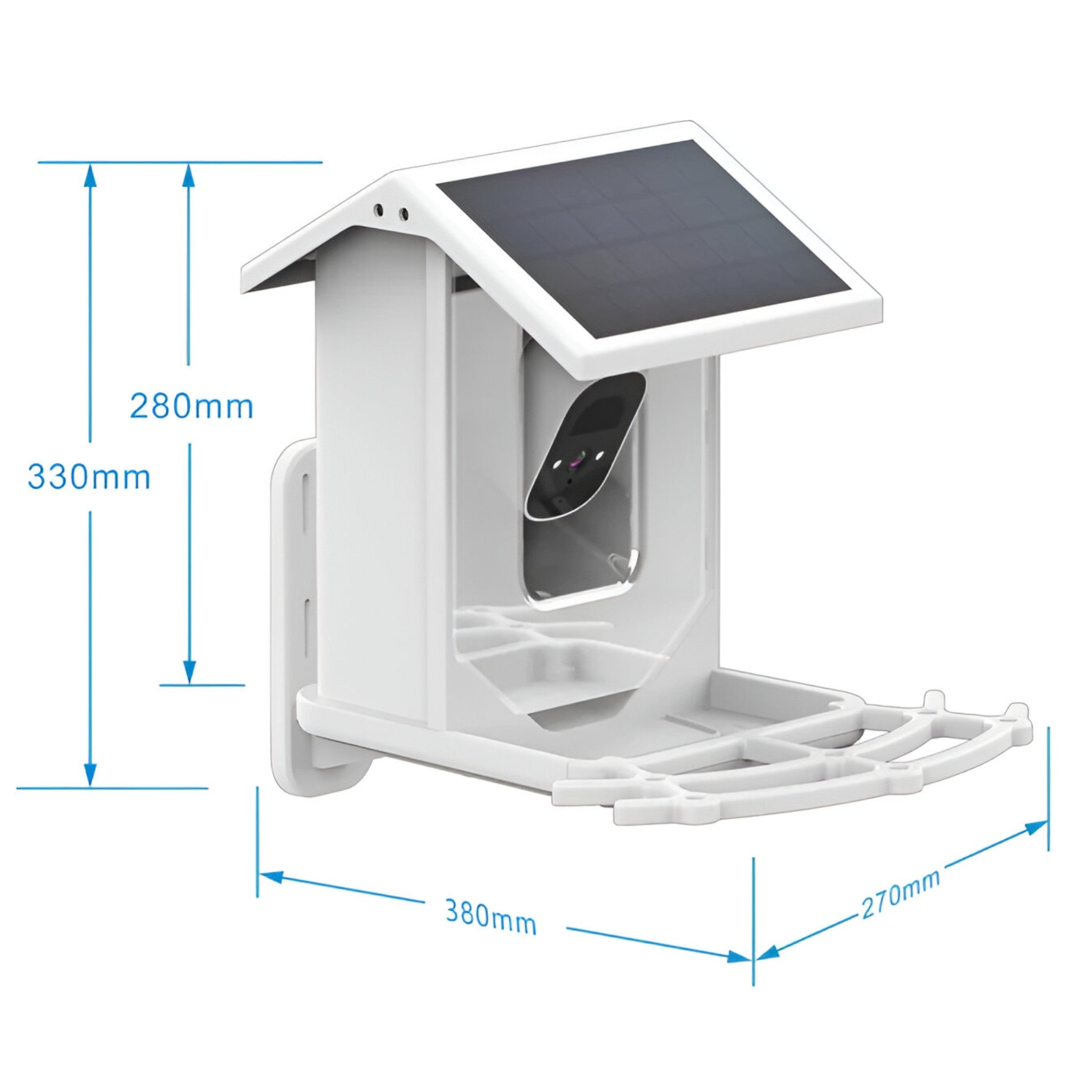 BowLift | Auxco | Smart Bird Feeder with 1080P HD Camera, AI Bird Recognition & Solar Charging