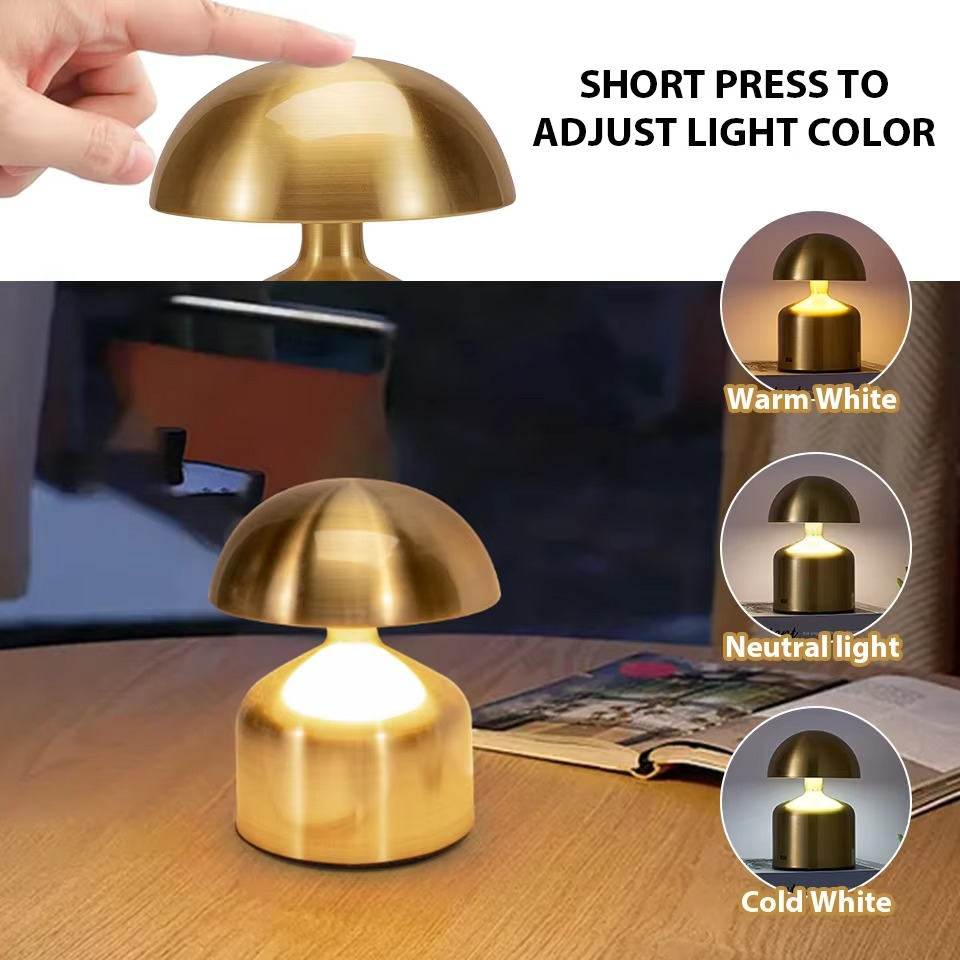 BowLift | Versatile LED Touch Bedside Lamp - 3-Color Dimmable Night Light