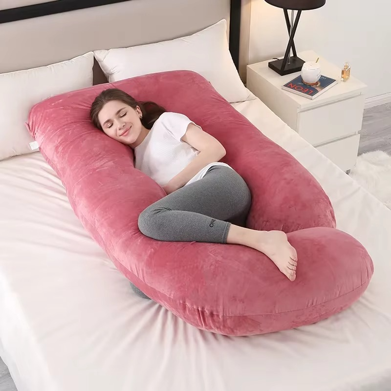 BowLift | J-Shaped Maternity Support Pillow for Side Sleeping and Breastfeeding