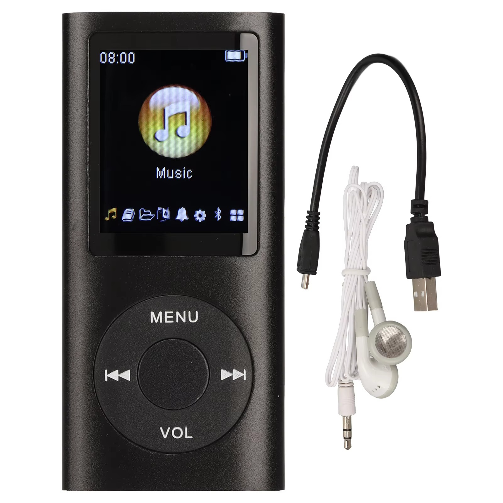 BowLift | Compact High-Resolution 1.8" LCD MP3 Player