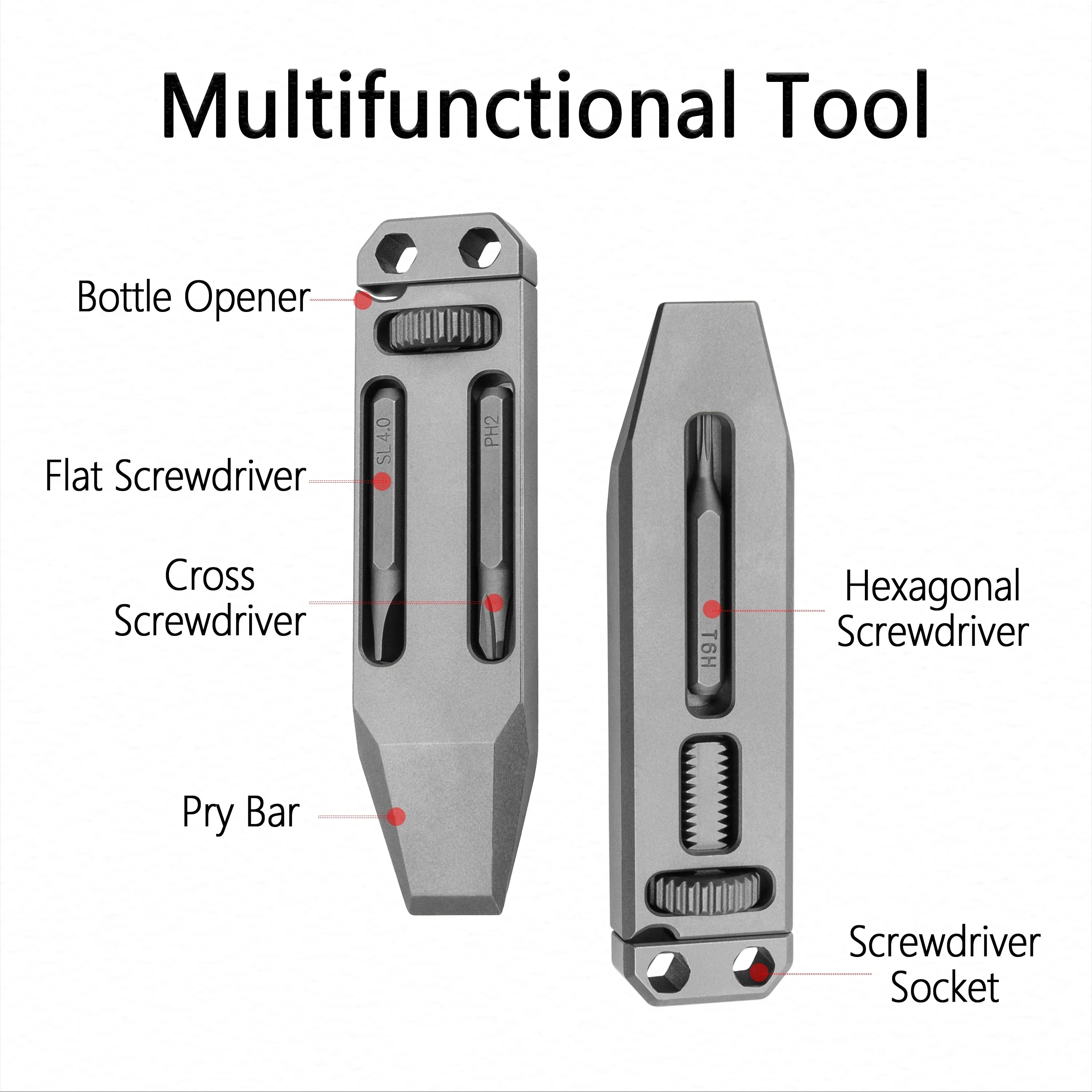 BowLift | Titanium Alloy Telescopic Camping EDC Multifunctional Tool