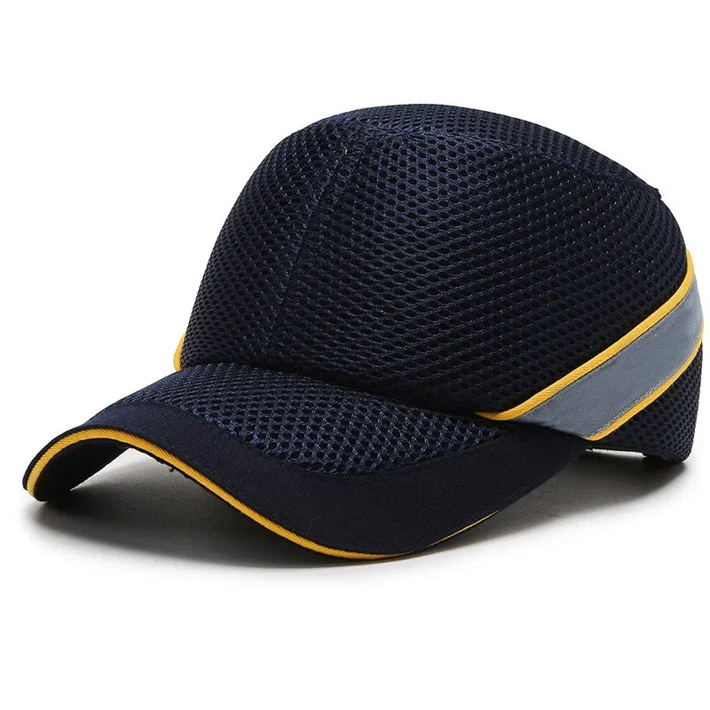 BowLift | Red Safety Bump Cap - Helmet with hard ABS inner core for head protection at home, work, and factory