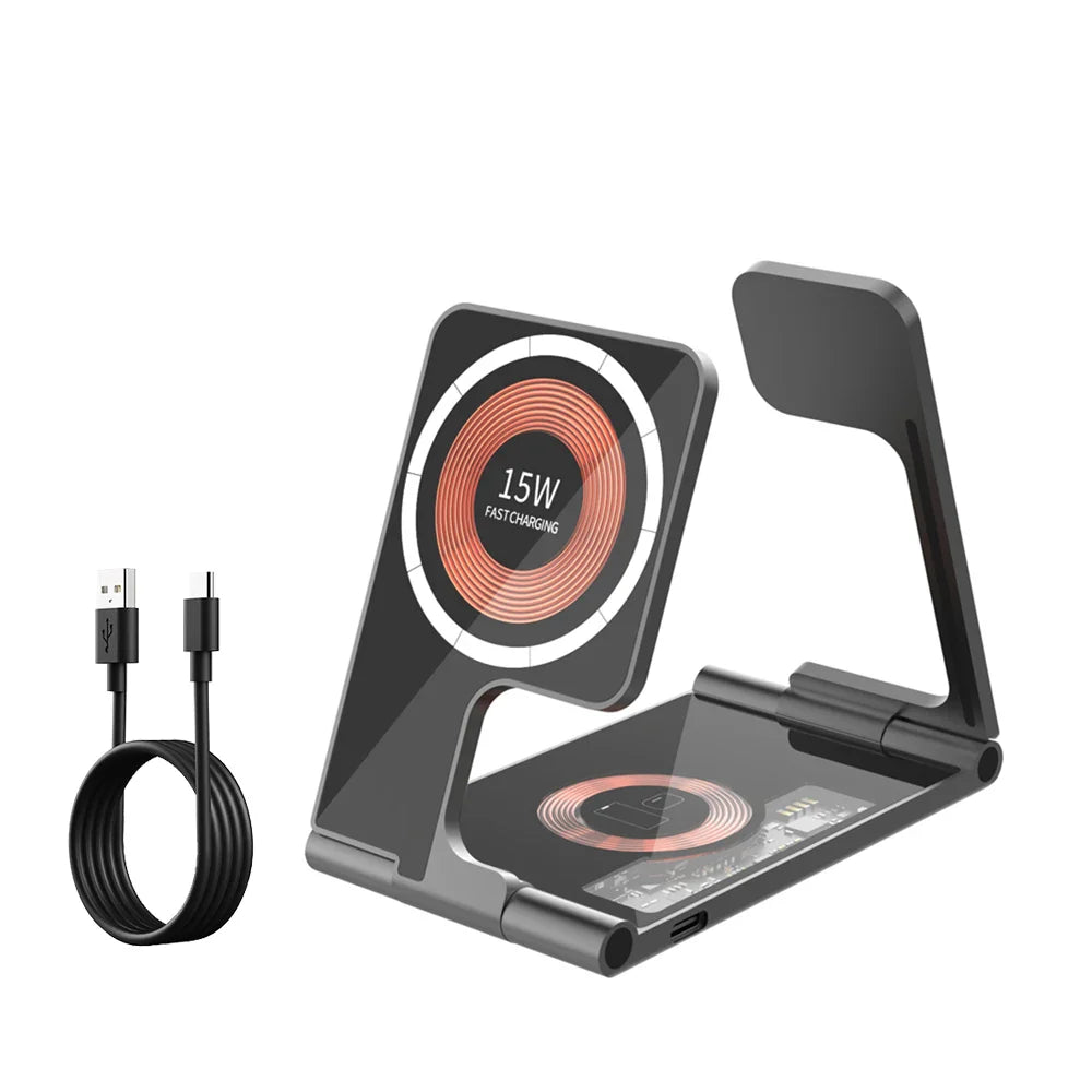 BowLift | 3 in 1 Foldable Magsafe Wireless Charger