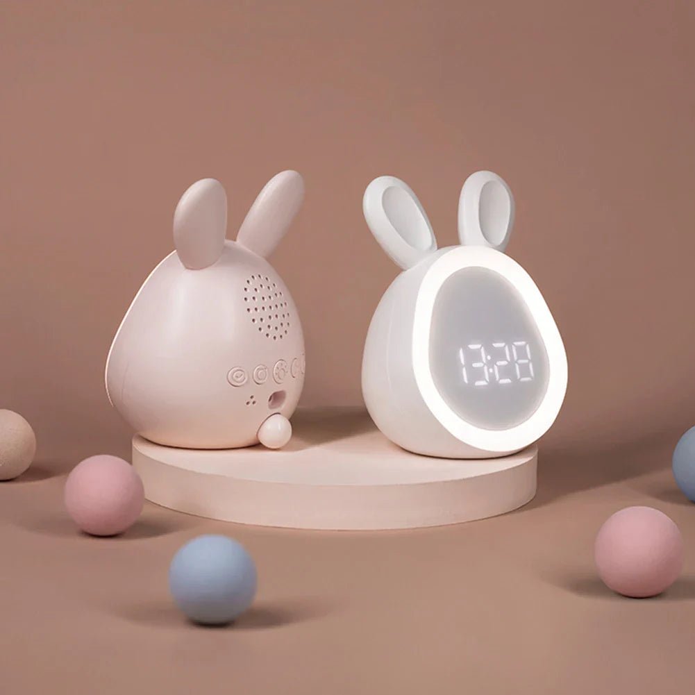 BowLift | WakkerKonijn – Kids alarm clock with LED night light and playful rabbit design