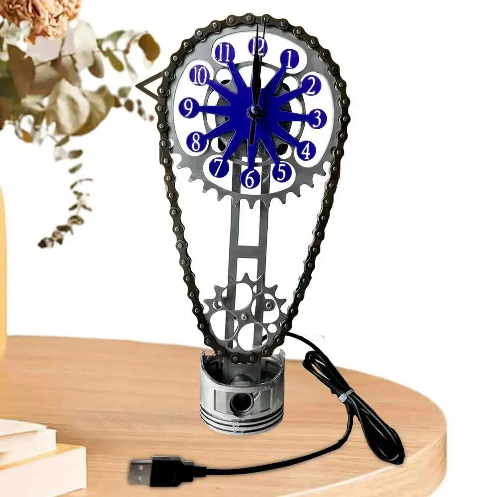 BowLift | Watch chain with movement - Silent rotating table clock