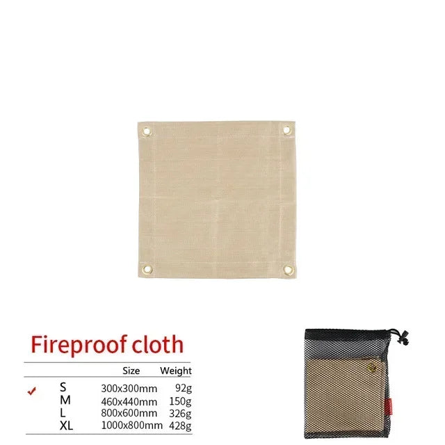 BowLift | Ignisafe Fire Protection Mat | Heat Resistant & Foldable | For Grill & Fire Pit