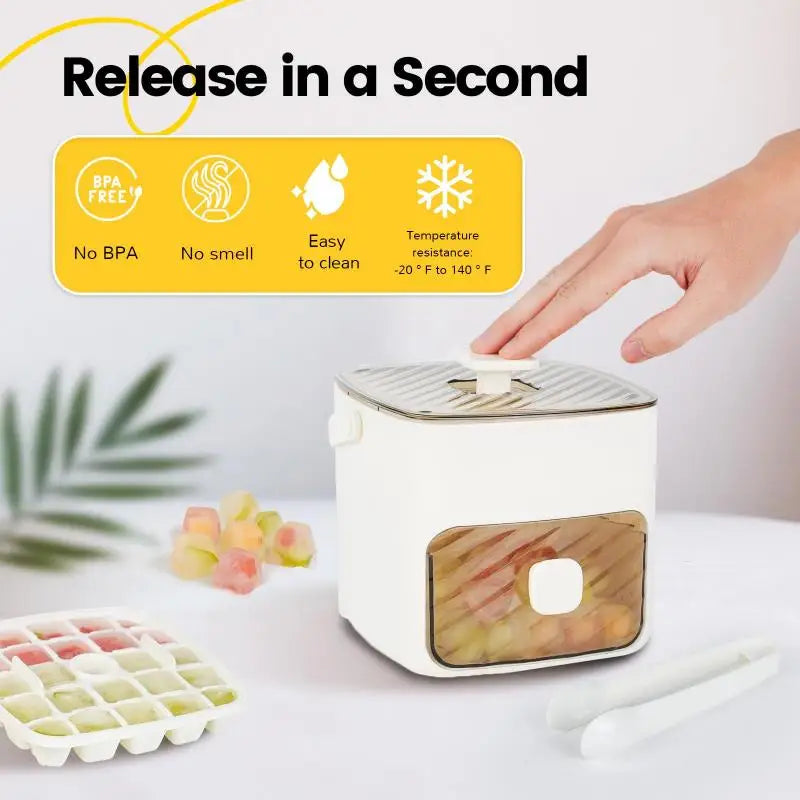 BowLift | Double Layer Ice Cube Maker With Lid