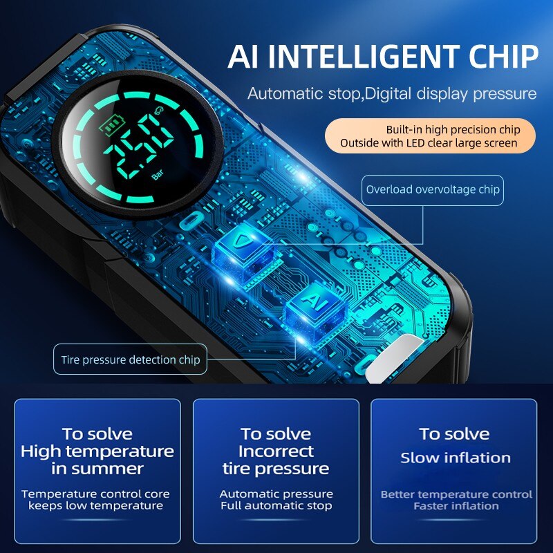 BowLift | CarBoost Smart Digital Tire Inflator