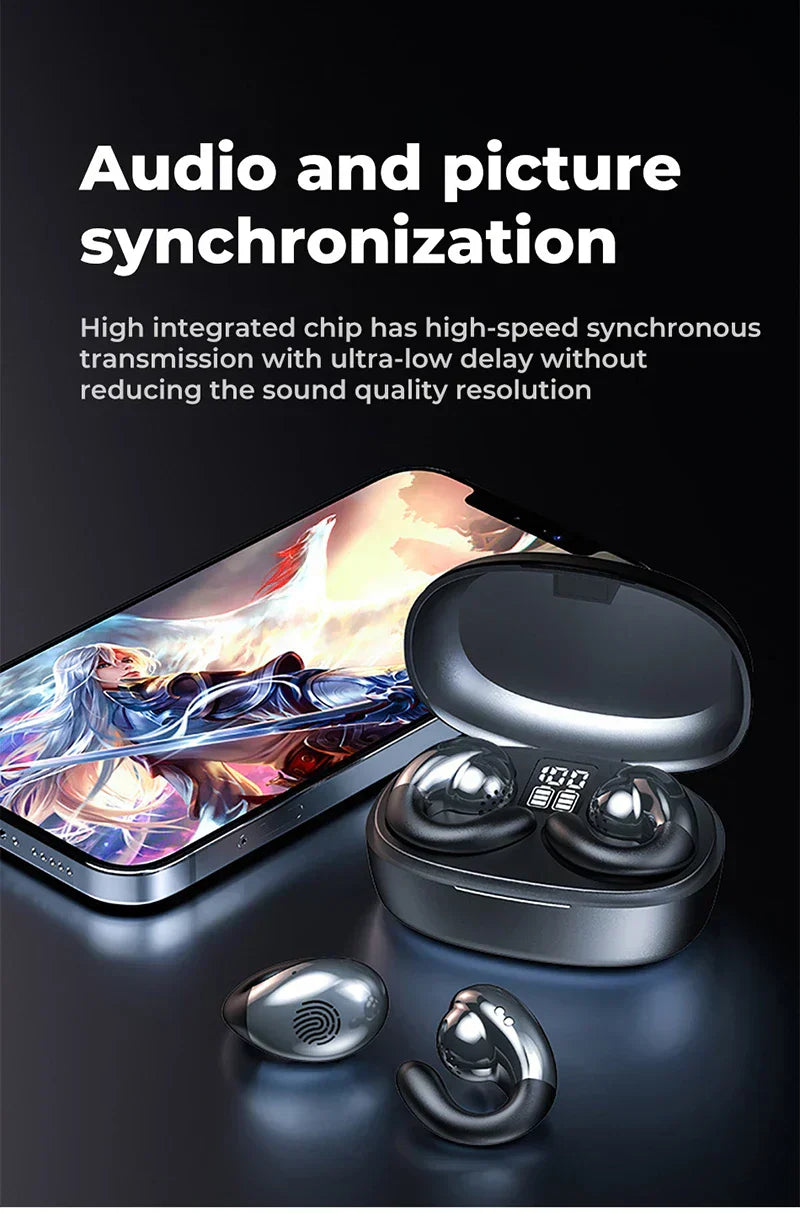 BowLift | Super Lightweight Bone Conduction Bluetooth Wireless Sports Earphones Headphones
