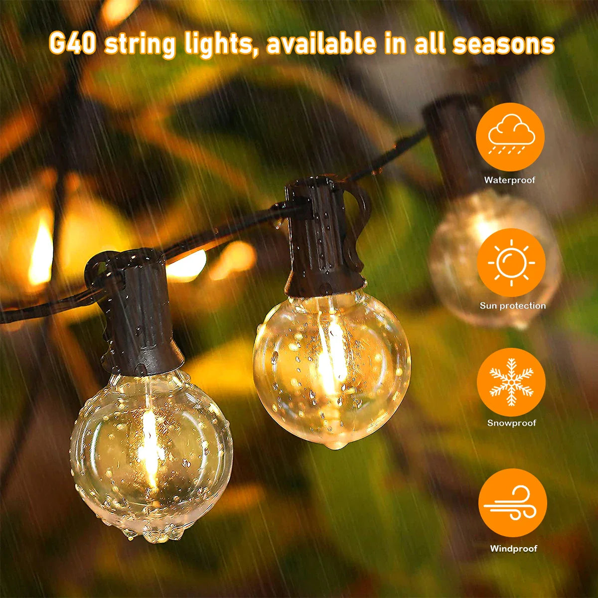 BowLift | Elegant Solar Bulb String Lights
