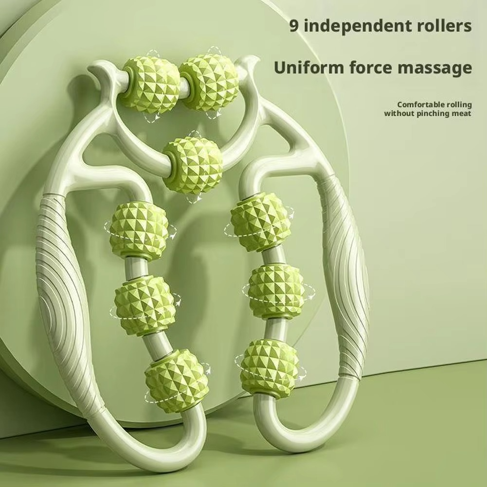 BowLift | Circular Leg Massage Roller Clips for Muscle Relaxation and Recovery