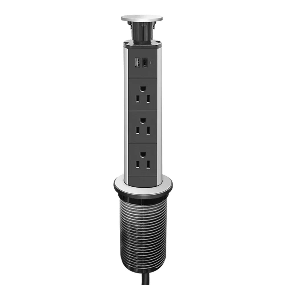 BowLift | Cable Organizer Table Socket Pop-Up Power Strip