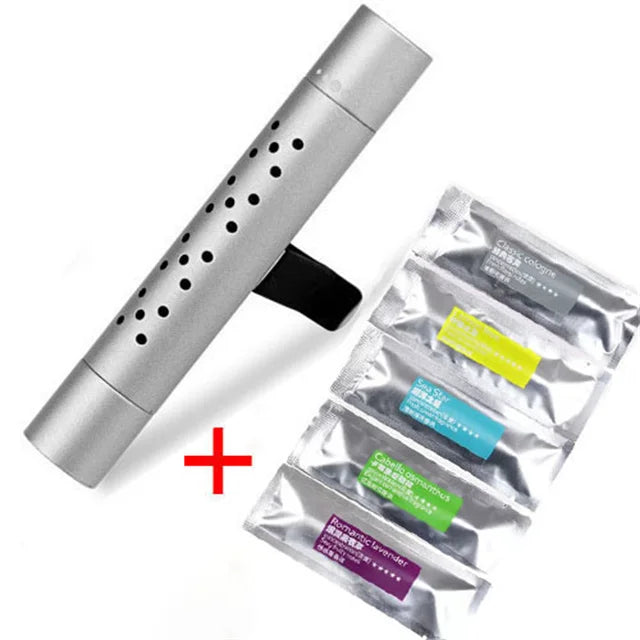 BowLift | Brisano Car Fragrance Clip | Natural & Refillable | Metal Housing & Fragrance Control | For Air Vents