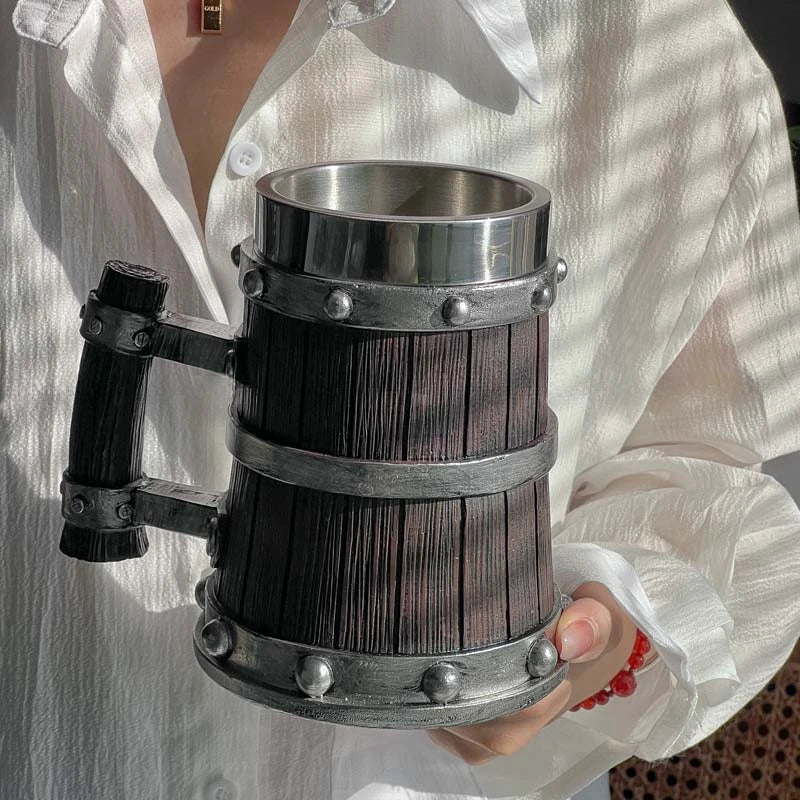 BowLift | 3D Viking-Style Wooden Mug