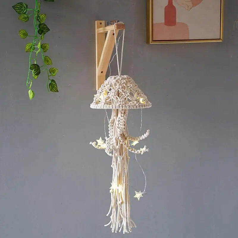 BowLift | Artistic Jellyfish Dream Catcher Handmade Lamp