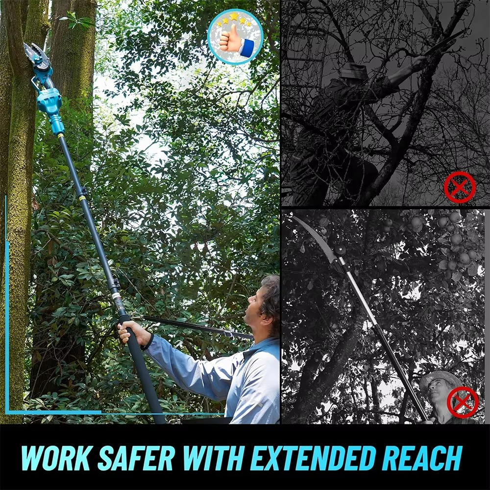 BowLift | 2-in-1 Cordless Chainsaw &amp; Pole Saw