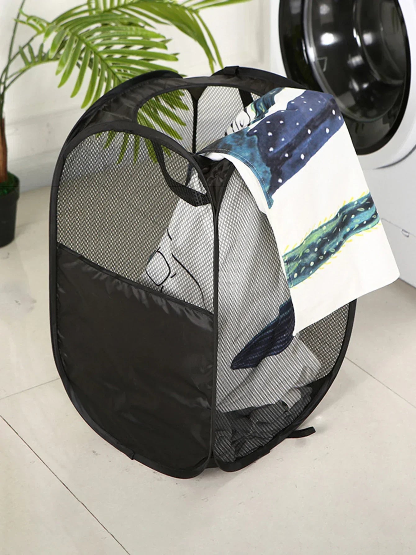 BowLift | CasaFold Fabric Basket | Foldable & Sustainable | Lightweight & Portable | For Laundry & Storage