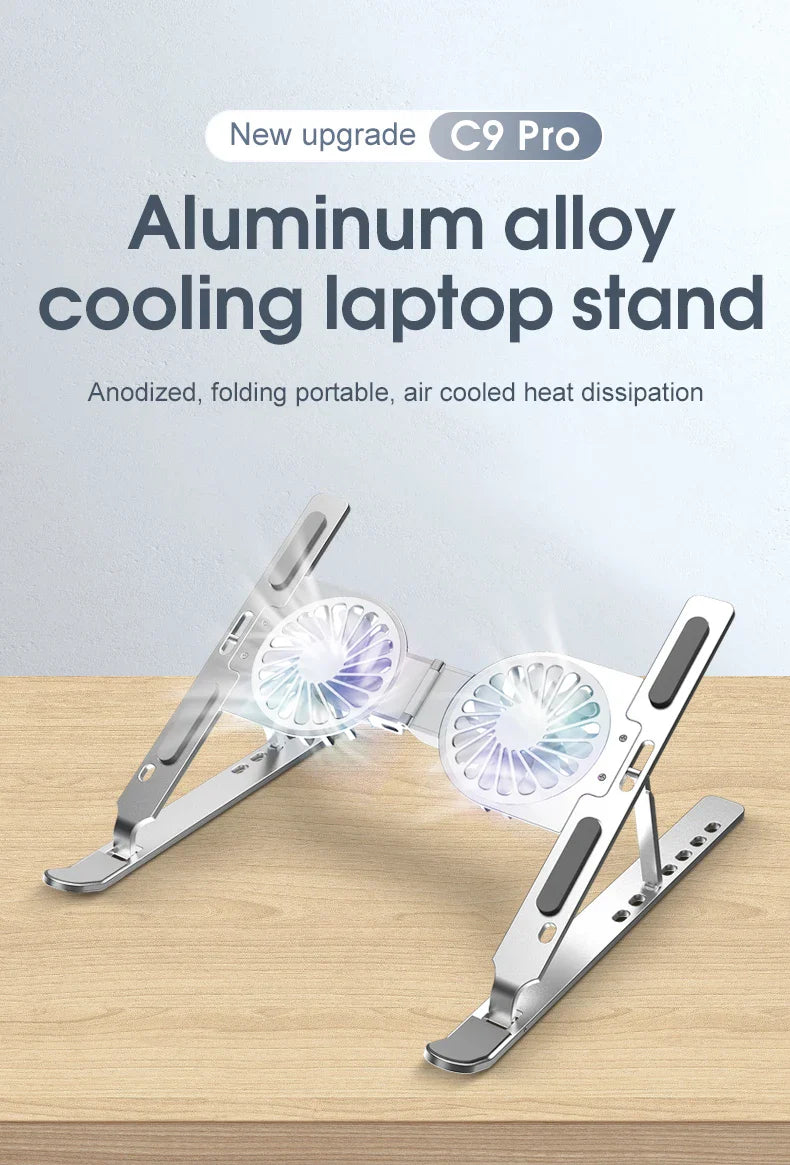 BowLift | Foldable Aluminum Laptop Cooling Stand