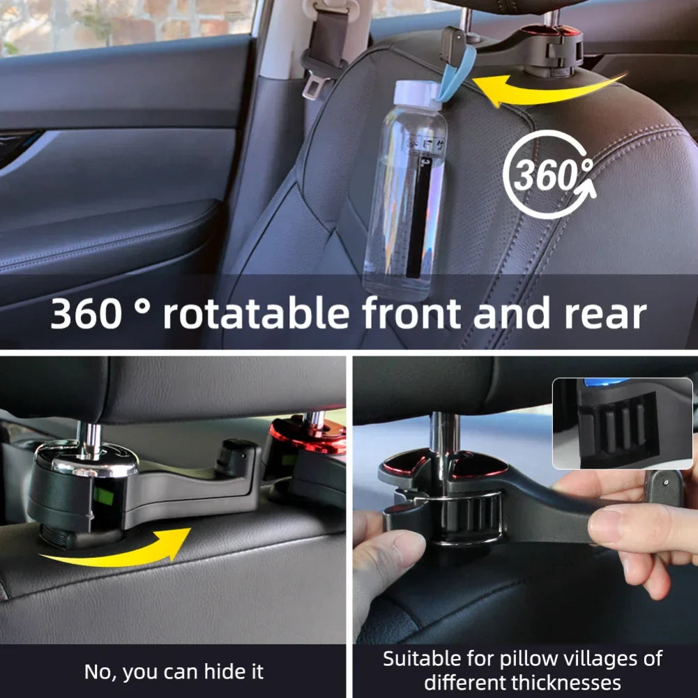 BowLift | Car Headrest Hook Phone Holder