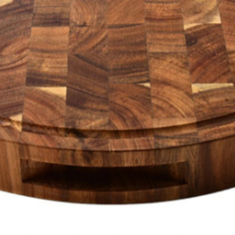 BowLift | ButcherGrain | Thick round acacia butcher block