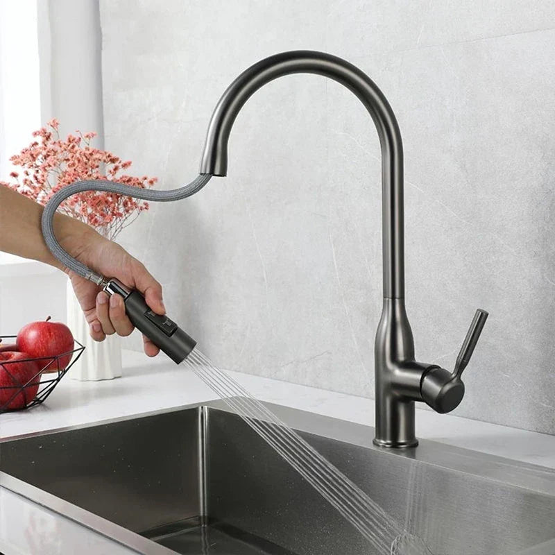 BowLift | PureFlow - Kitchen Tap with Retractable Hand Shower
