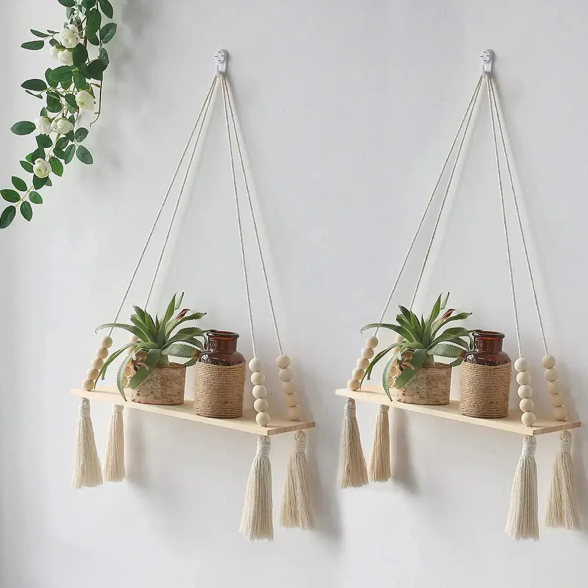 BowLift | BohoString - Macramé Wooden Wall Piece